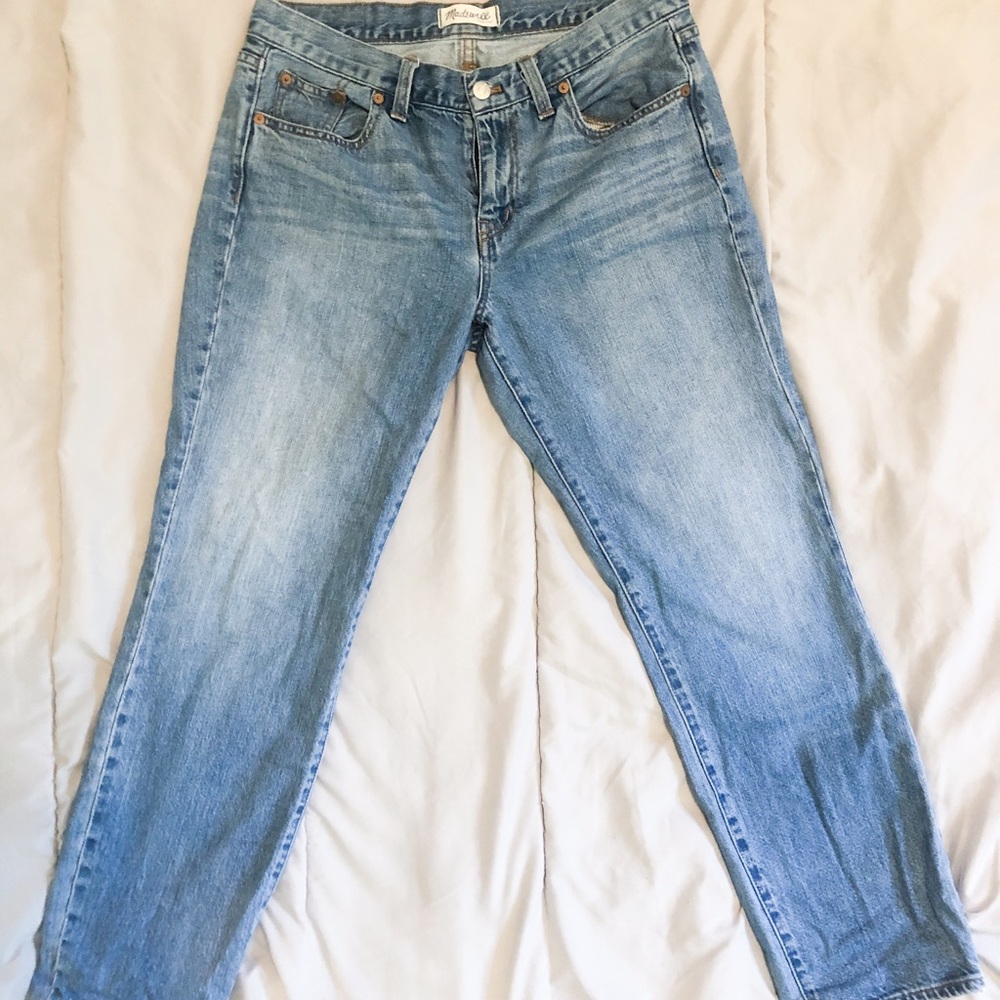 Mid rise gently worn Madewell Jeans